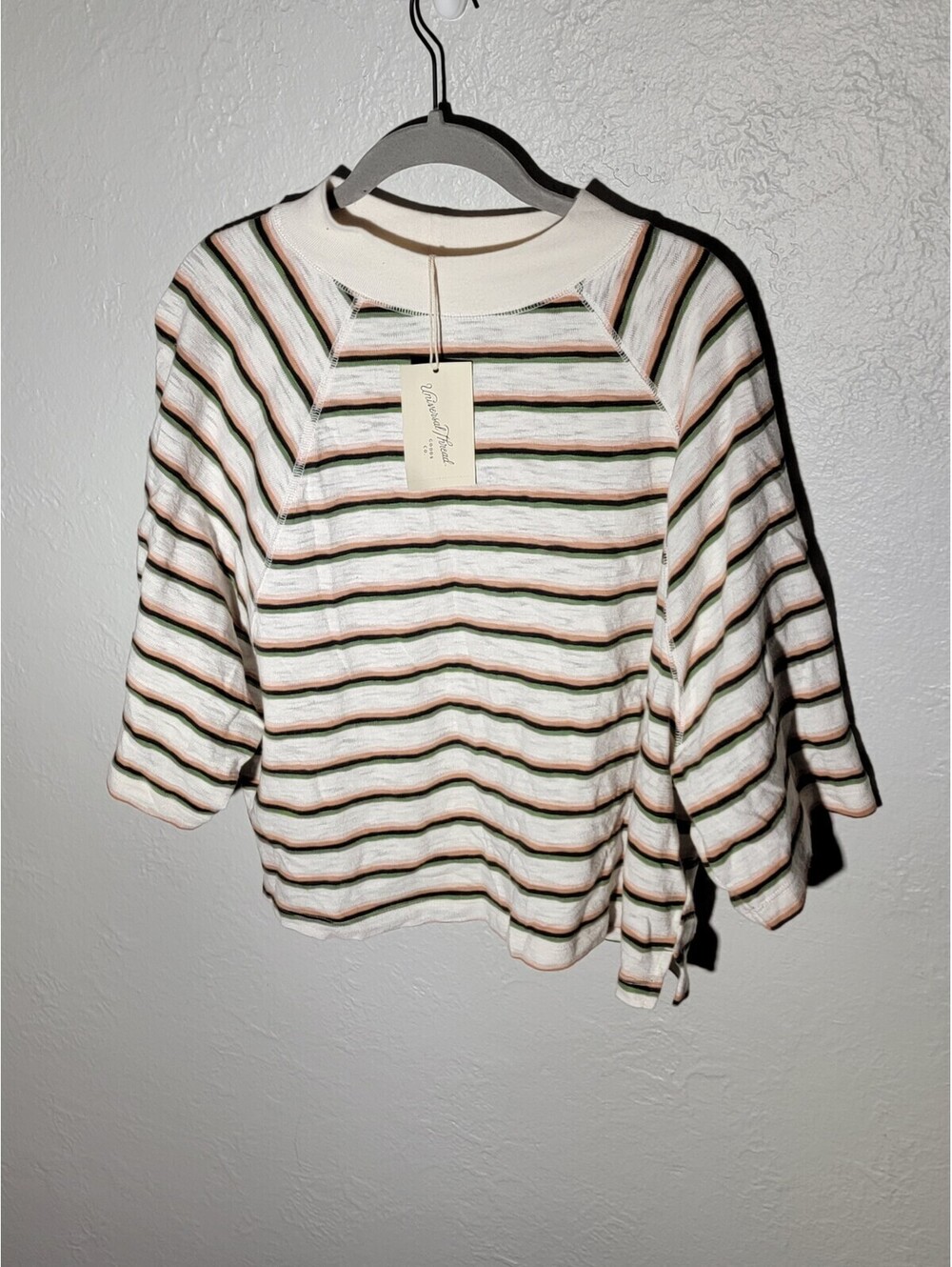 Universal Threads Sweater Women size XL Long Sleeve Crewneck Striped Pullover